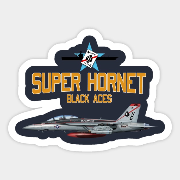 F18 Super Hornet Sticker by Spyinthesky